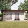 Schlüsselfertiges Modulhaus von 67 m², spanische Architektur